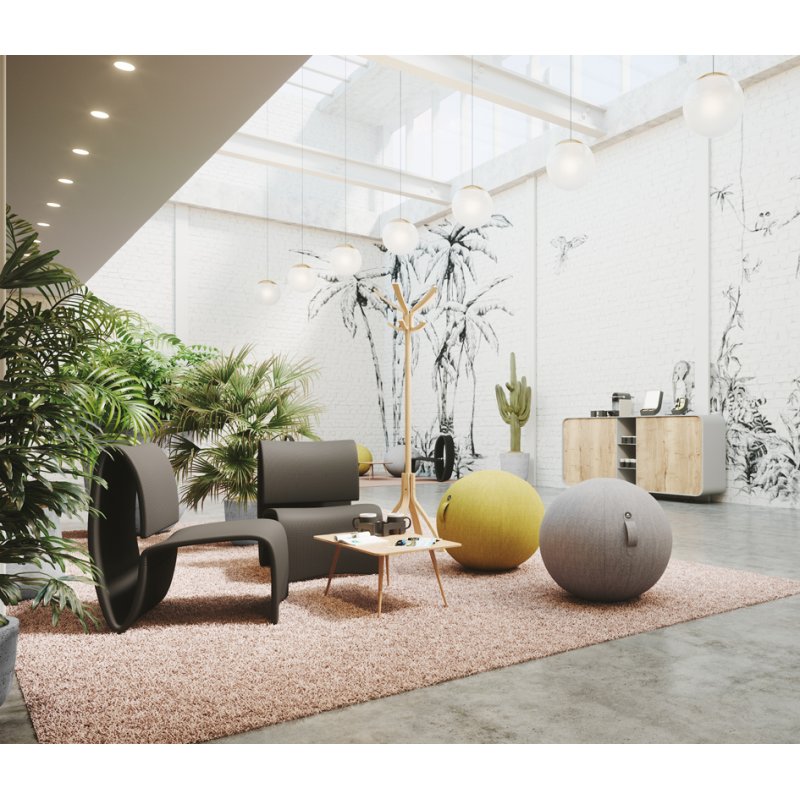 Zitbal 'MHBALL', lichtgrijs